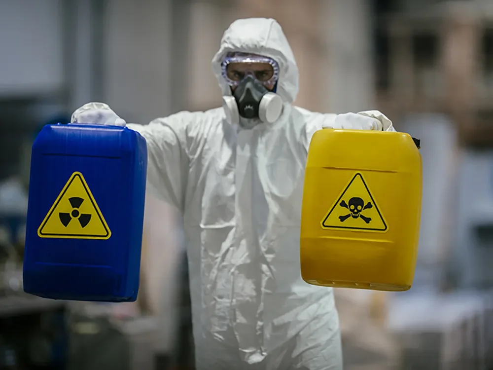 biohazard cleanup professionals at work in Marysville